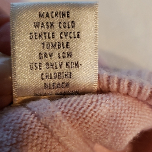 Studio Works Soft Pink Crew Neck Sweater Sm EUC - Picture 10 of 11